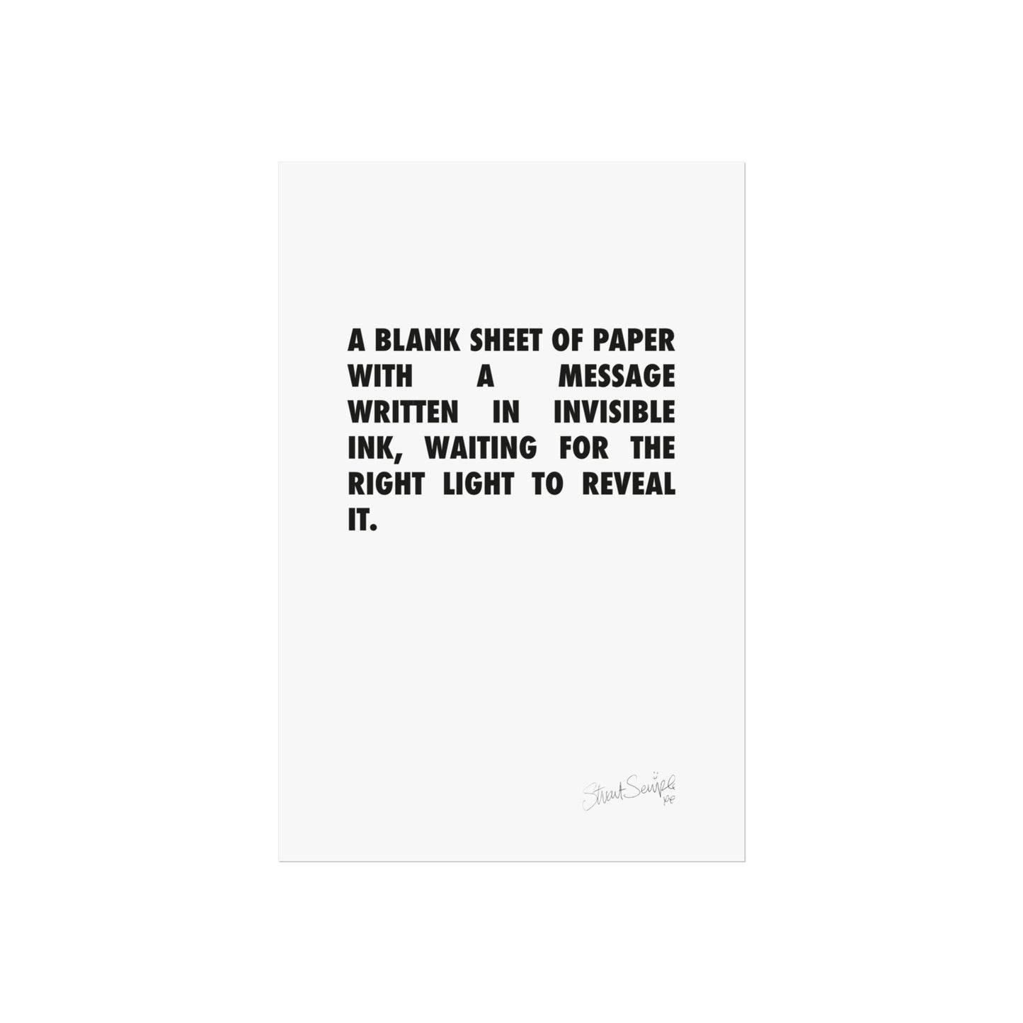INVISIBLE INK