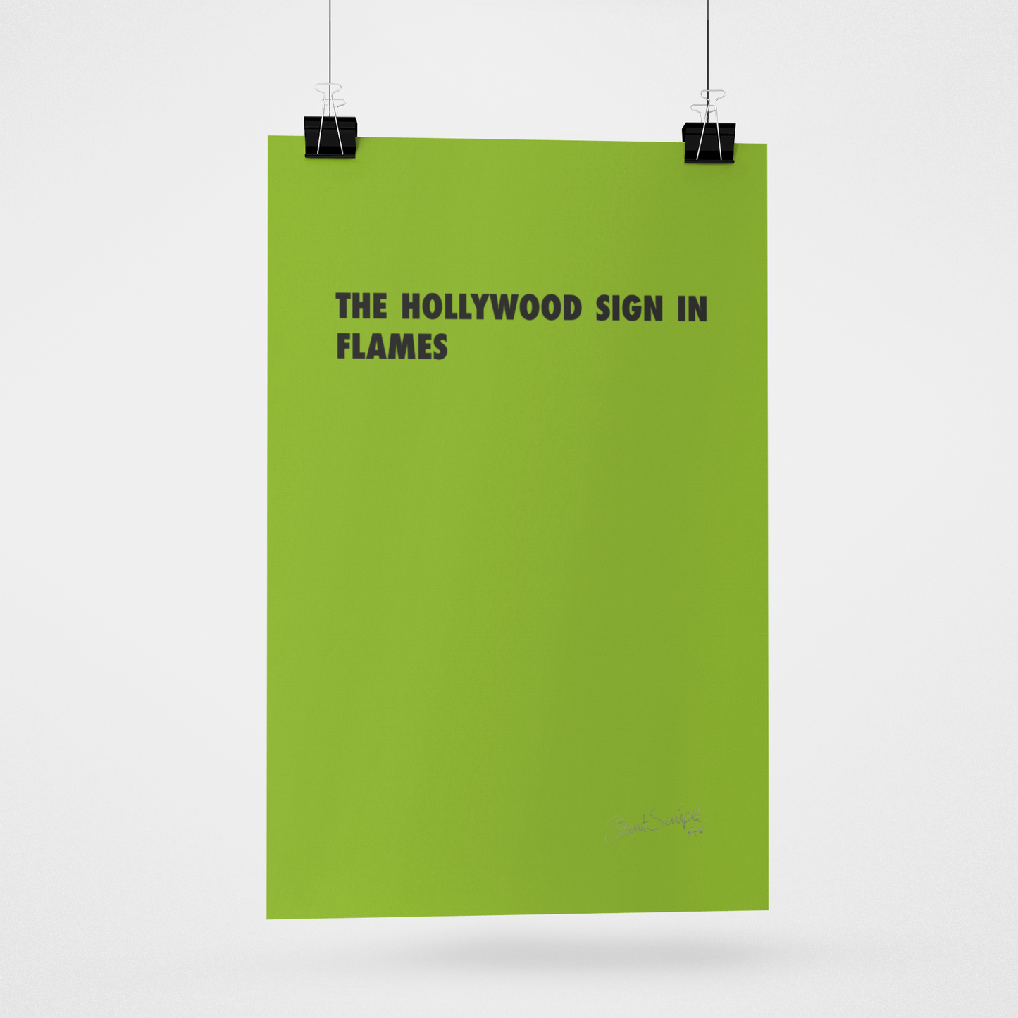 Flaming Sign