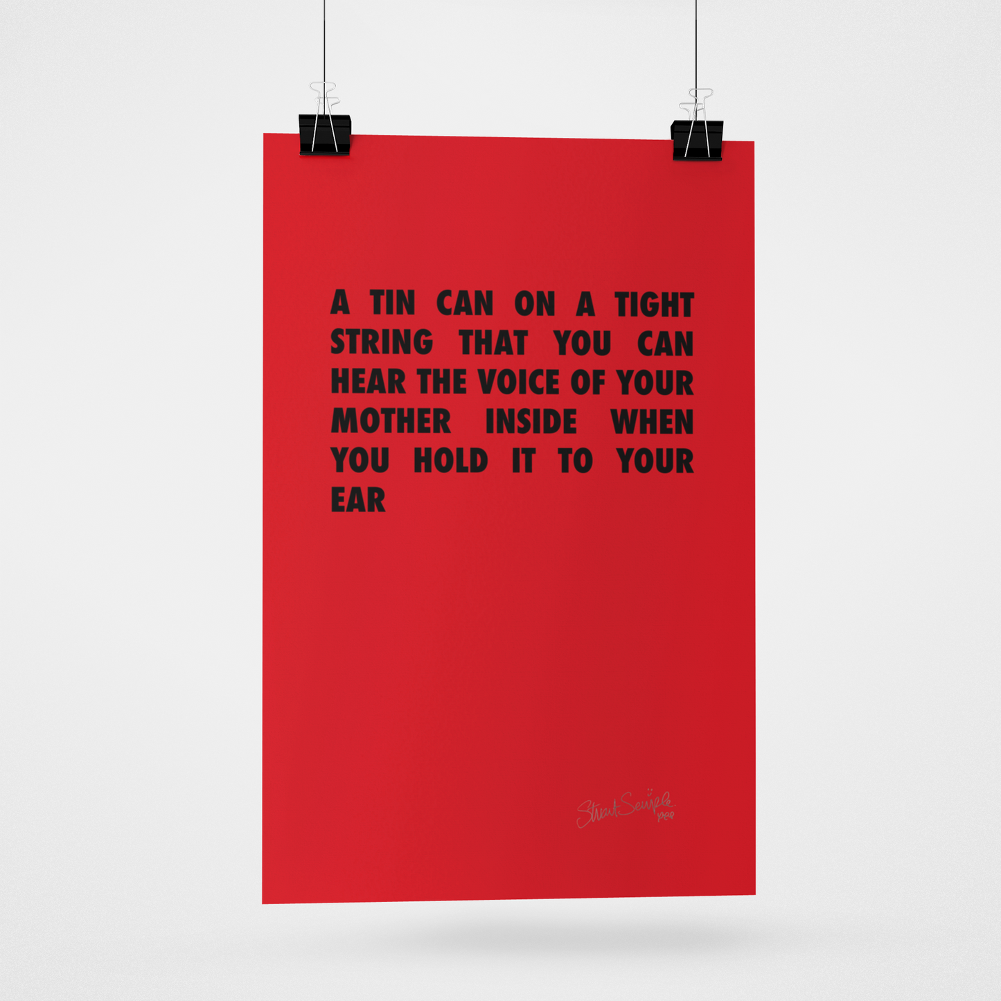 Can on a String